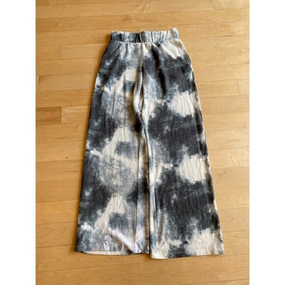 SOCIALITE BNWOT Women fleece tie dye wide leg lounge pants sz small NEW - Picture 2 of 6
